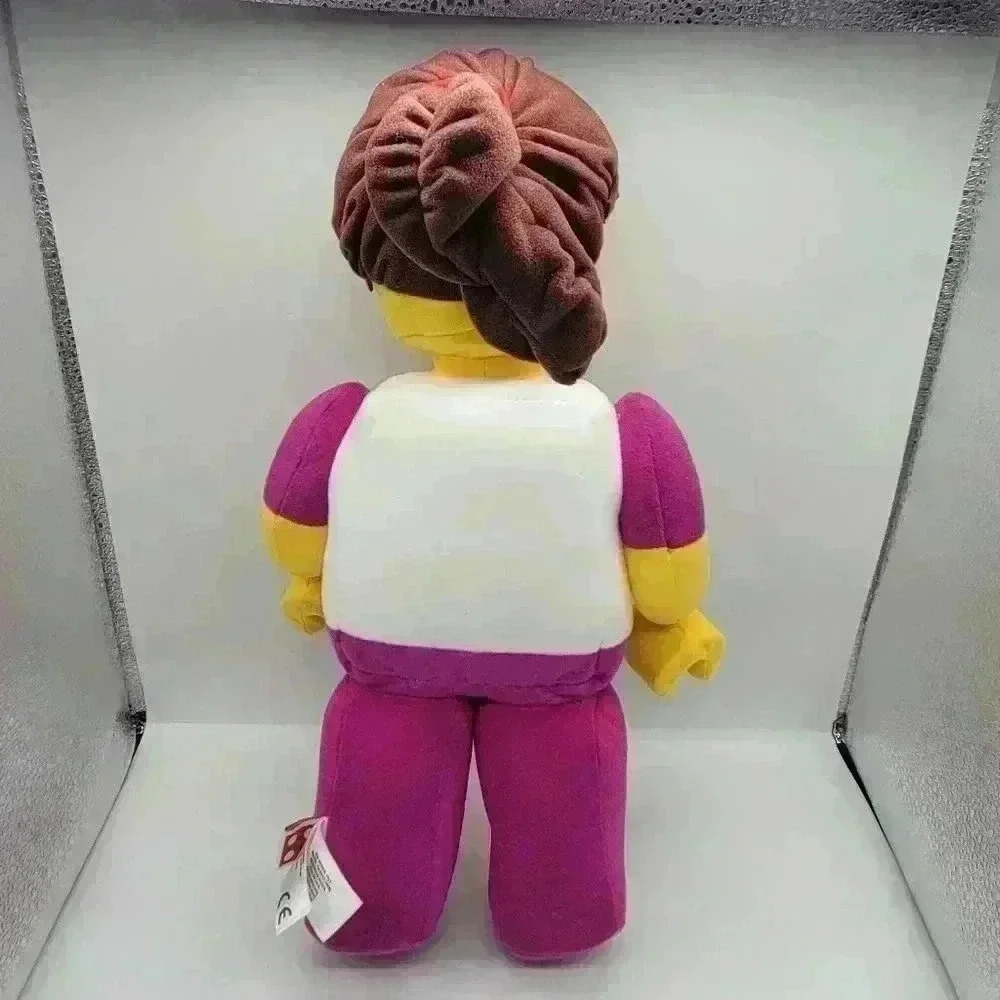 I LOVE LEGOLAND Girl Figure Plush Purple White Yellow Soft Toy Tall 12"Approx - Picture 6 of 12